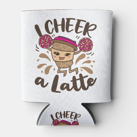 Cheerleader I Chee a Latte Dosenkühler (Vorderseite)