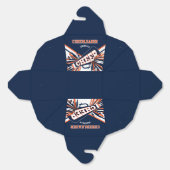 Cheerleader in Blau, Orange und Weiß Geschenkschachtel (Ungeklappt)