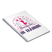 Cheerleader in der Ausbildung Cheer Team Notizblock (Rechte Seite)