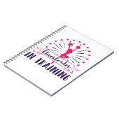 Cheerleader in der Ausbildung Cheer Team Notizblock (Linke Seite)