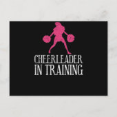 Cheerleader in der Ausbildung Cheerleader im Sport Postkarte (Vorderseite)