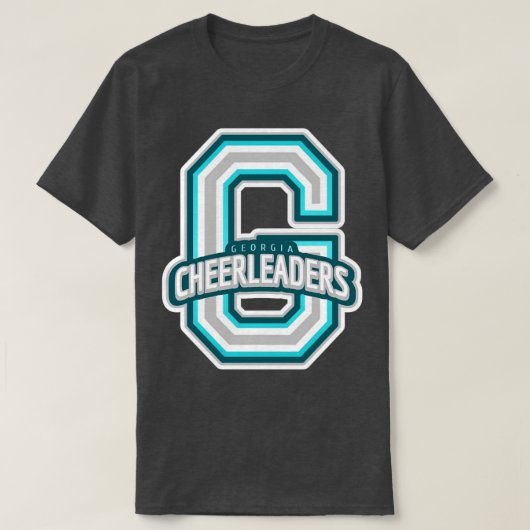 Cheerleader in Georgia T-Shirt (Design vorne)