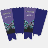 Cheerleader in Lila, Aquamarin und schwarz Geschenkschachtel (Ungeklappt)