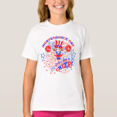 Cheerleader, Independence Day, 4. Juli, Cheer T-Shirt (Vorderseite)
