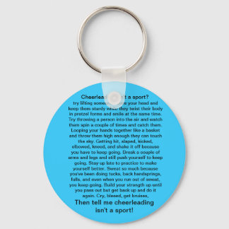 Cheerleader ist ein Sport Schlüsselanhänger