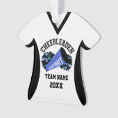 Cheerleader Jersey mit Foto Ornament (Vorderseite)