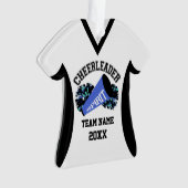 Cheerleader Jersey mit Foto Ornament (Vorderseite)