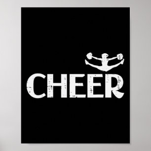 Cheerleader Jubel Cheerleading Team Squad Frauen G Poster