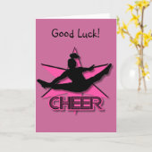 Cheerleader Karte (Gelbe Blume)