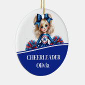 Cheerleader Keramik Ornament (Rechts)