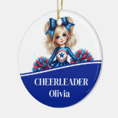 Cheerleader Keramik Ornament (Links)