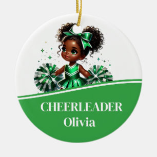Cheerleader Keramik Ornament