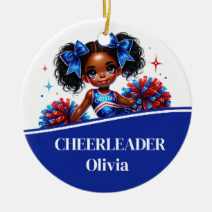 Cheerleader Keramik Ornament
