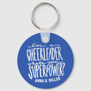 Cheerleader Keychain with Funny Quote Schlüsselanhänger