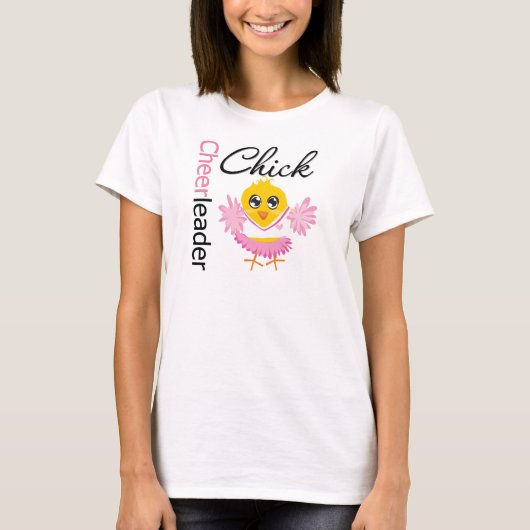 Cheerleader-Küken T-Shirt (Vorderseite)