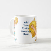 Cheerleader-kundengerechte Tasse durch Al Rio (Vorderseite Links)