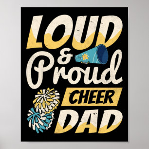 Cheerleader, Laut Und Stolz Cheer Dad, Cheerleadin Poster