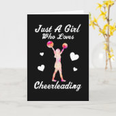 Cheerleader Liebe Zitat Girl Geschenk Karte (Gelbe Blume)