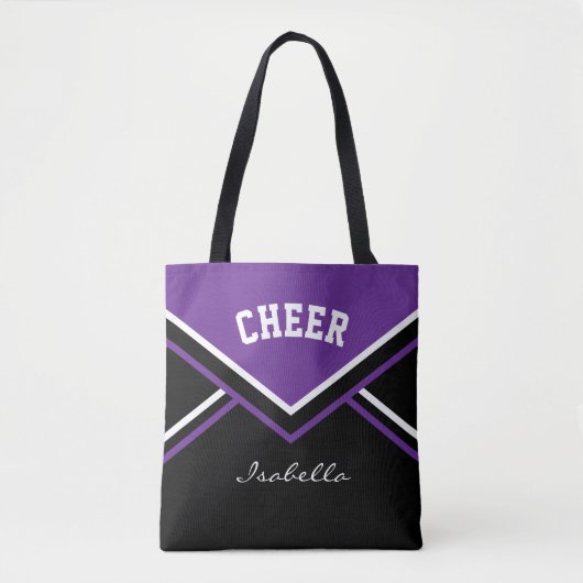 Cheerleader Lila Outfit Tasche (Vorderseite)