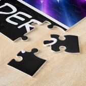 Cheerleader Lila und Blue Explosion Puzzle (Seite)