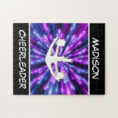 Cheerleader Lila und Blue Explosion Puzzle (Horizontal)