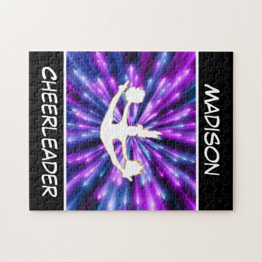 Cheerleader Lila und Blue Explosion Puzzle (Horizontal)