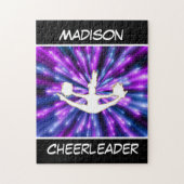 Cheerleader Lila und Blue Explosion Puzzle (Vertikal)