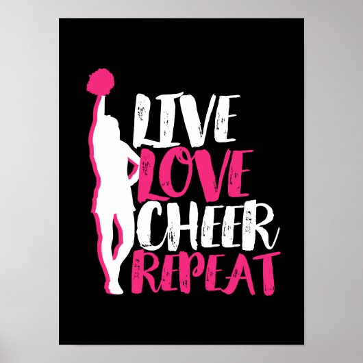 Cheerleader Live Liebe Cheer Wiederholen Poster (Vorne)