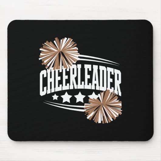 Cheerleader Lustiges Cheerleading Mousepad (Vorne)