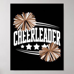 Cheerleader Lustiges Cheerleading Poster