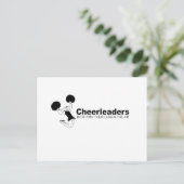 Cheerleader machen das mit ihren Beinen in der Luf Postkarte (Stehend Vorderseite)