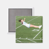 Cheerleader-Magnet Magnet (Vorderseite/Rückseite)