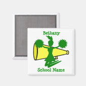 Cheerleader-Magnet Magnet (Vorderseite/Rückseite)