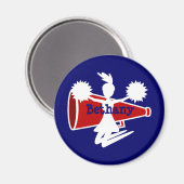 Cheerleader-Magnet Magnet (Vorderseite/Rückseite)