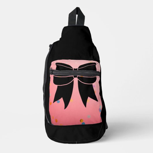 Cheerleader Makeup Pouch Crossbody Bag (Vorderseite)