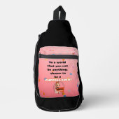 Cheerleader Makeup Pouch Crossbody Bag (Vorderseite)