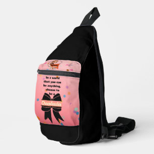 Cheerleader Makeup Pouch Crossbody Bag