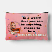 Cheerleader Makeup Pouch Zubehörtasche (Vorderseite)
