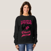 Cheerleader Mama Cheer Mama Partys Sweatshirt (Vorne ganz)