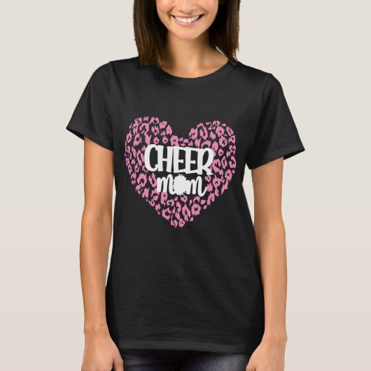 Cheerleader Mama Cheerleader Moth - Mama Proud T-Shirt (Vorderseite)