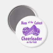 Cheerleader Mama Magnet (Vorderseite/Rückseite)