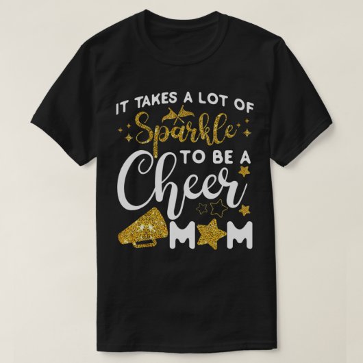 Cheerleader Mama Mutter es braucht viel SP T-Shirt (Design vorne)