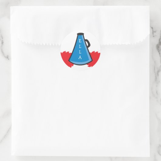 Cheerleader Megaphone Stickers (Tasche)