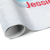 Cheerleader "Merry Christmas" Geschenkpapier (Rolleneckpunkt)