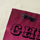 Cheerleader Metallic Flyer Beach Handtuch (Beispiel)