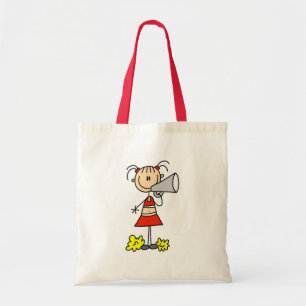 Cheerleader mit Megaphon T-Shirts und Geschenke Tragetasche
