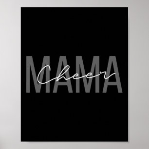 Cheerleader-Mutter-Shirt Cheer-Mama Mutter Poster
