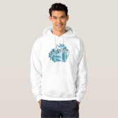 Cheerleader-Name-Sweatshirt Hoodie (Vorne ganz)
