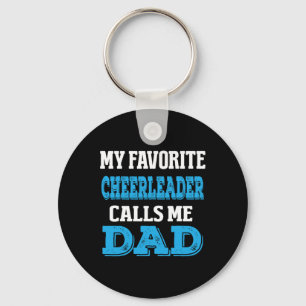 Cheerleader nennt mich Dad Cheer Vater Männer Chee Schlüsselanhänger