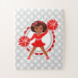 Cheerleader - Niedlicher amerikanischer Cheerleade Puzzle